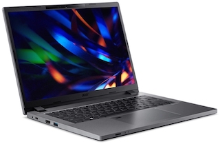 Acer TravelMate TMP214-55-39GY 14" WUXGA IPS SlimBezel LTE Intel Core i3-1315U Processor 8 GB DDR4 512GB PCIe NVMe SSD SD card reader WIFI6E+BT 2x2 AX+BT 6E 53Wh Li-ion battery 65W TypeC adapter Windows 11 Home 3 YRS OSW