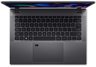 Acer TravelMate TMP214-55-39GY 14" WUXGA IPS SlimBezel LTE Intel Core i3-1315U Processor 8 GB DDR4 512GB PCIe NVMe SSD SD card reader WIFI6E+BT 2x2 AX+BT 6E 53Wh Li-ion battery 65W TypeC adapter Windows 11 Home 3 YRS OSW